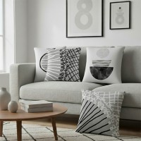 Capa Patch Black White